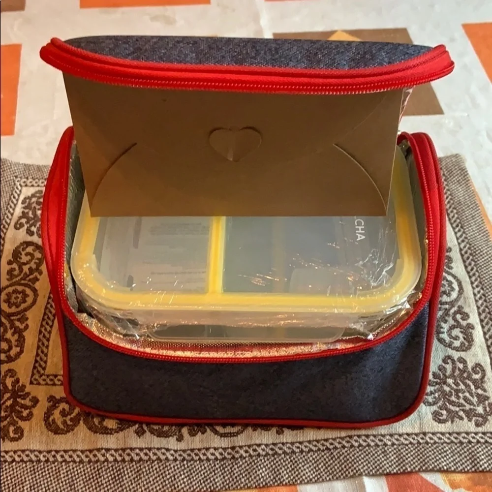 Coolcha lunchbag with glass food containers
